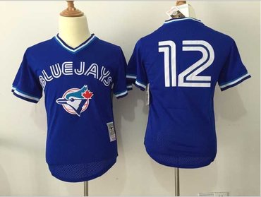 Toronto Blue Jays#12 Throwback Stitched Jerseys
