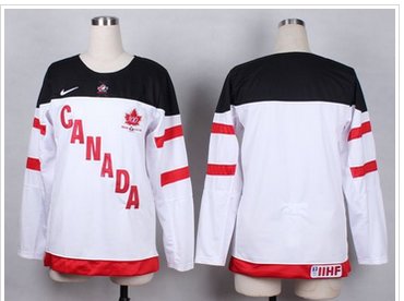 Women's Olympic CA. Blank White 100th Anniversary Stitched NHL Jersey Women's Olympic CA. Blank White 100th Anniversary Stitched NHL Jersey