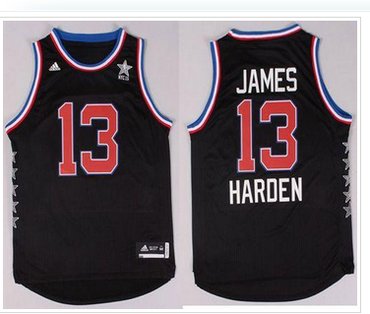 Houston Rockets #13 James Harden Black 2015 All Star Stitched NBA Jersey