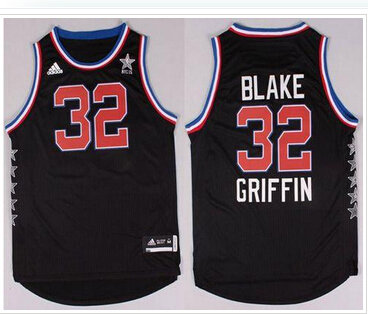 Los Angeles Clippers #32 Blake Griffin Black 2015 All Star Stitched NBA Jersey