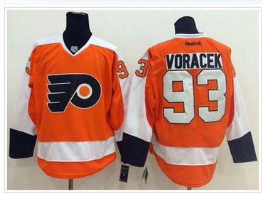 Philadelphia Flyers #93 Jakub Voracek Orange Stitched NHL Jersey