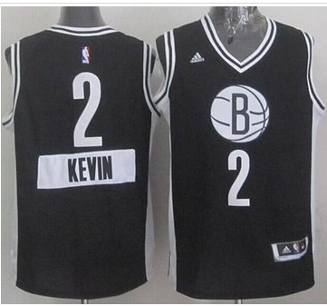 Brooklyn Nets #2 Kevin Garnett Black 2014-15 Christmas Day Stitched NBA Jersey