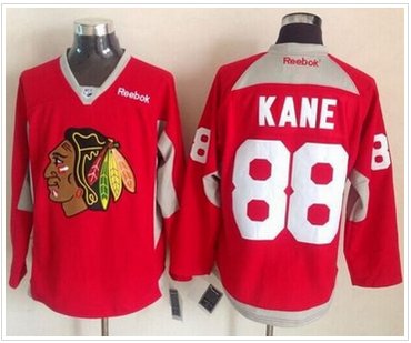 Chicago Blackhawks #88 Patrick Kane Red Hockey Fights Cancer Stitched NHL Jersey