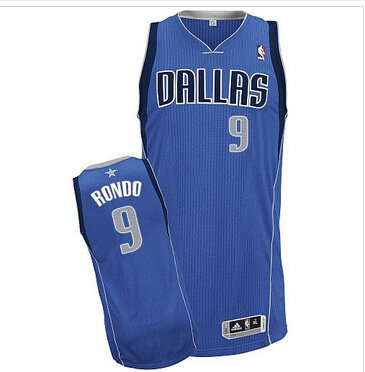 Revolution 30 Mavericks #9 Rajon Rondo Sky Blue Stitched NBA Jersey