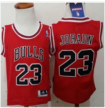 Toddler Bulls #23 Michael Jordan Red Stitched NBA Jersey