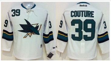 San Jose Sharks #39 Logan Couture White Stitched Youth NHL Jersey San Jose Sharks #39 Logan Couture White Stitched Youth NHL Jersey