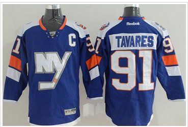 New York Islanders #91 John Tavares Baby Blue 2014 Stadium Series Stitched NHL Jersey