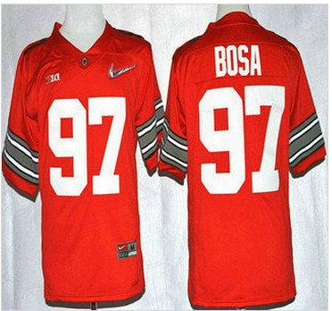 Ohio State Buckeyes Jersey 97 Joey Bosa 2015 Playoff Rose Bowl Special Event Diamond Quest Red Jerseys