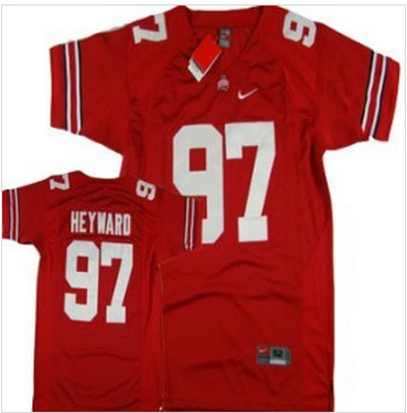 Ohio State Buckeyes #97 Heyward Red Jersey