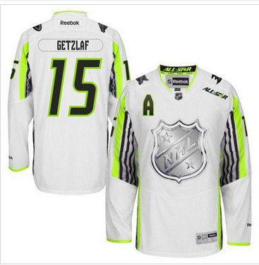 Anaheim Ducks #15 Ryan Getzlaf White 2015 All Star Stitched NHL Jersey