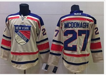 New York Rangers #27 Ryan McDonagh Cream 2012 Winter Classic Stitched NHL Jersey