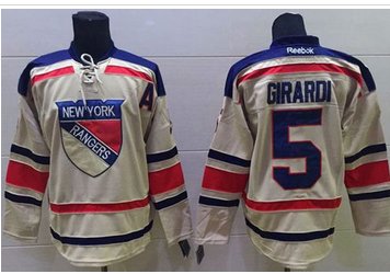 New York Rangers #5 Dan Girardi Cream 2012 Winter Classic Stitched NHL Jersey New York Rangers #5 Dan Girardi Cream 2012 Winter Classic Stitched NHL Jersey