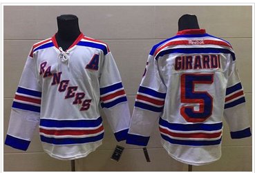 New York Rangers #5 Dan Girardi White Stitched NHL Jersey New York Rangers #5 Dan Girardi White Stitched NHL Jersey