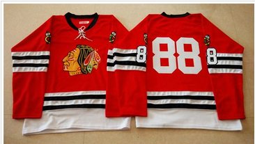 Mitchell And Ness 1960-61 Chicago Blackhawks #88 Patrick Kane Red Stitched NHL Jersey