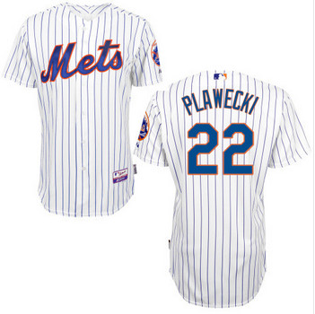 New York Mets 22 Kevin Plawecki white 2015 homens Baseball Jersey Cutomized bordado costurado camisa  frete ordem Mix