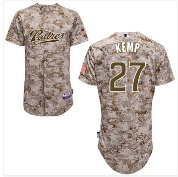 2015San Diego Padres jerseys 27 Matt Kemp stittched homens baratos Baseball multi Jersey  camisas bordado