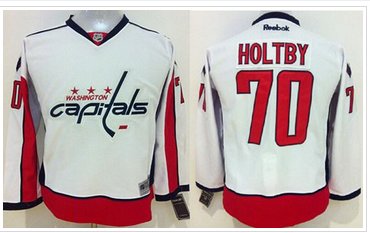 Youth Washington Capitals #70 Braden Holtby White Stitched NHL Jersey Youth Washington Capitals #70 Braden Holtby White Stitched NHL Jersey