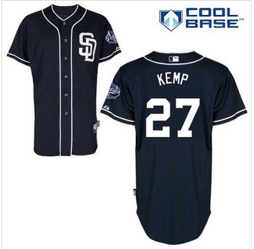 Pittsburgh Pirates #27 Matt Kemp Dark Blue Alternate 1 Cool Base Stitched Baseball Jersey