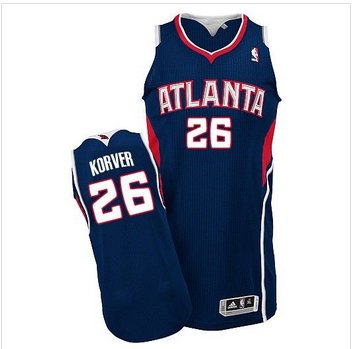 Revolution 30 Atlanta Hawks #26 Kyle Korver Blue Stitched NBA Jersey