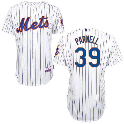 New York Mets #39 Parnell White 2015 Authentic Personalized Home Jersey