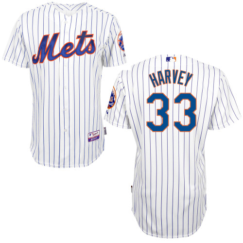 New York Mets #33 Harvey White 2015 Authentic Personalized Home Jersey