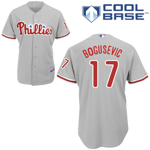 Philadelphia Phillies 2015#17 Bogusevic Personalized Home Gray Jersey