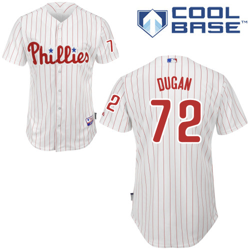 Philadelphia Phillies 2015#72 Dugan Personalized Home White Jersey