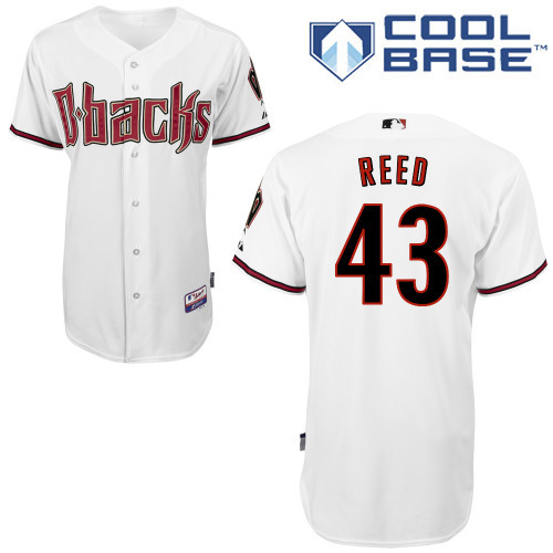 Arizona Diamondbacks #43 Reed White Authentic Personalized Home cool Jersey