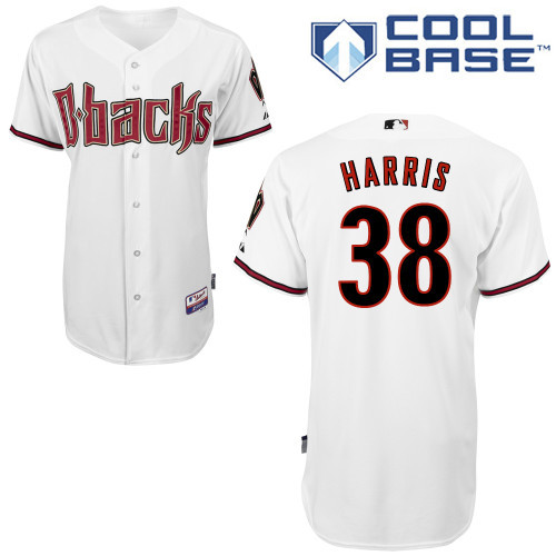 Arizona Diamondbacks #38 Harris White Authentic Personalized Home cool Jersey