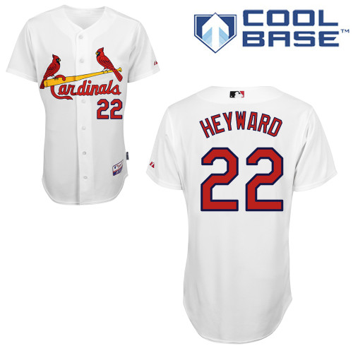St.Louis Cardinals #22 Heyward White  Baseball Jersey