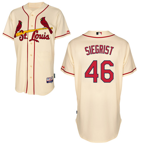 St.Louis Cardinals #46 Siegrist Beige Baseball Jersey St.Louis Cardinals #46 Siegrist Beige Baseball Jersey
