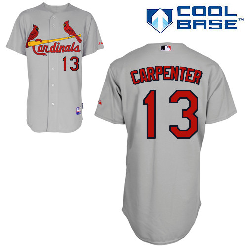 St.Louis Cardinals #13 Carpenter Gray  Baseball Jersey