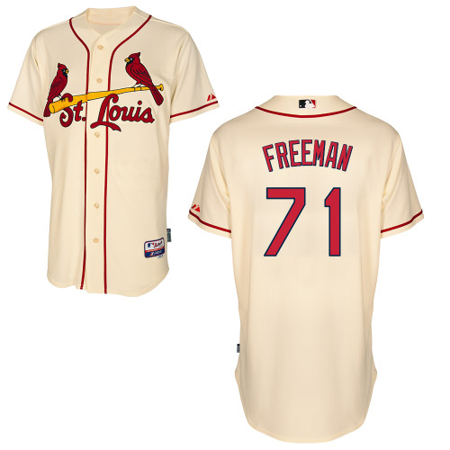 St.Louis Cardinals #71 Freeman Beige  Baseball Jersey
