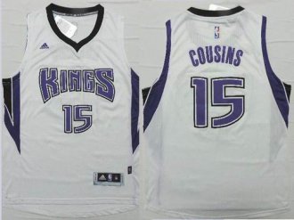 Revolution 30 Sacramento Kings #15 DeMarcus Cousins White Stitched NBA Jersey Revolution 30 Sacramento Kings #15 DeMarcus Cousins White Stitched NBA Jersey