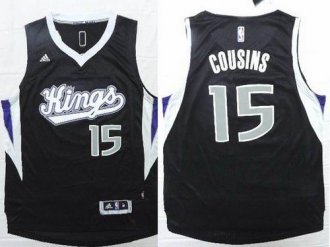 Revolution 30 Sacramento Kings #15 DeMarcus Cousins Black Stitched NBA Jersey Revolution 30 Sacramento Kings #15 DeMarcus Cousins Black Stitched NBA Jersey