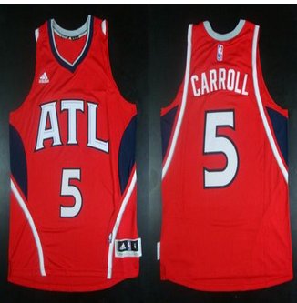 Revolution 30 Atlanta Hawks #5 DeMarre Carroll Red Stitched NBA Jersey