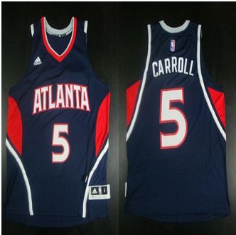 Revolution 30 Atlanta Hawks #5 DeMarre Carroll Blue Stitched NBA Jersey