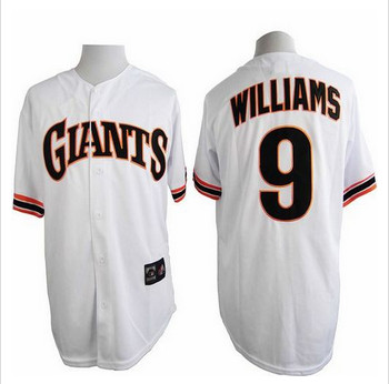 San Francisco Giants #9 Matt Williams White 1989 Turn Back The Clock Stitched Baseball Jersey