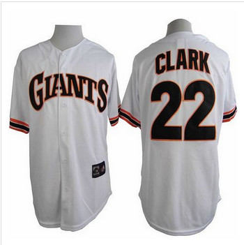 San Francisco Giants #22 Will Clark White 1989 Turn Back The Clock Stitched Baseball Jersey