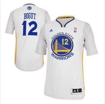 Revolution 30 Golden State Warrlors #12 Andrew Bogut White Alternate Stitched NBA Jersey