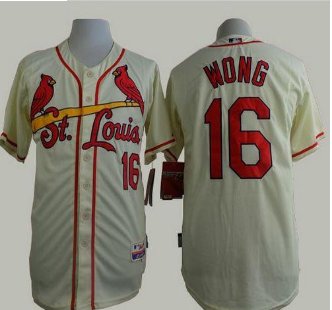 St. Louis Cardinals #16 Kolten Wong Cream Cool Base Stitched Baseball Jersey