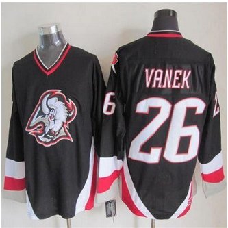 Buffalo Sabres #26 Thomas Vanek Black CCM Throwback Stitched NHL Jersey