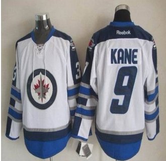 Winnipeg-Jets #9 Evander Kane White 2011 Style Stitched NHL Jersey