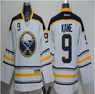 Buffalo Sabres #9 Evander Kane White Stitched NHL Jersey