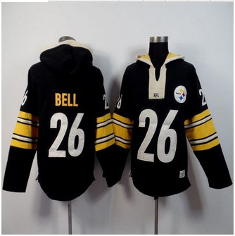 Pittsburgh Steelers #26 Le'Veon Bell Black Player Winning Method Pullover NFL Hoodie