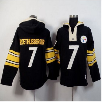 Pittsburgh Steelers #7 Ben Roethlisberger Black Player Winning Method Pullover NFL Hoodie