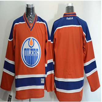 Edmonton Oilers Blank Orange Stitched NHL Jersey Edmonton Oilers Blank Orange Stitched NHL Jersey
