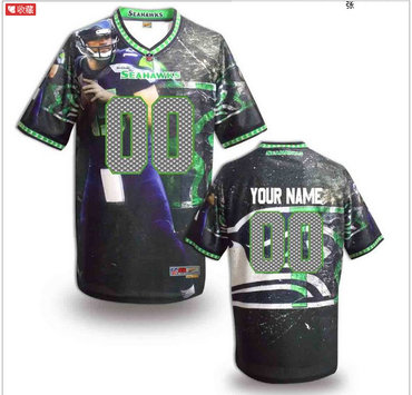 Nike Seattle Seahawks Customized Jersey (14)