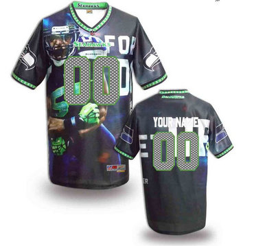 Nike Seattle Seahawks Customized Jersey (12)