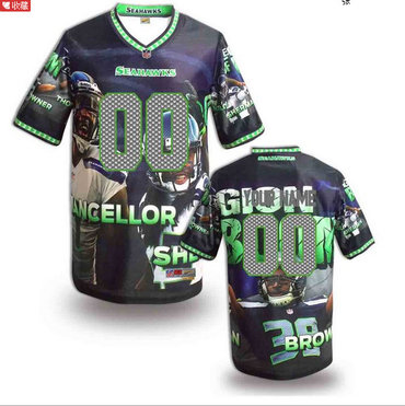 Nike Seattle Seahawks Customized Jersey (11)